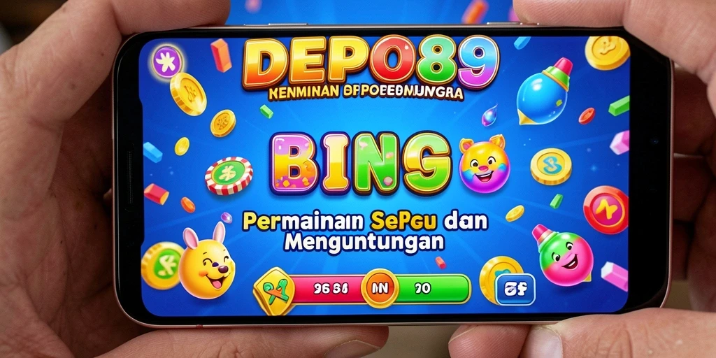 Tampilan gameplay seru dalam permainan Bingo DEPO89.