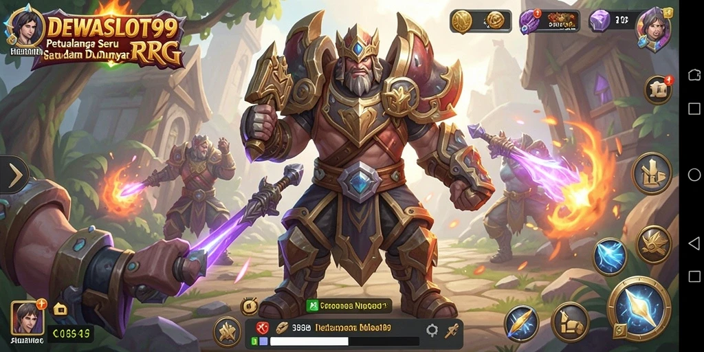 Tampilan menarik gameplay DEWASLOT99 dengan aksi RPG luar biasa.