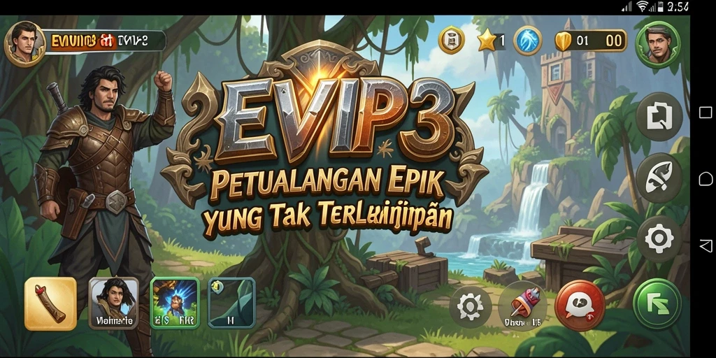 Tampilan gameplay <strong>EVIP3</strong> yang penuh aksi dan petualangan.