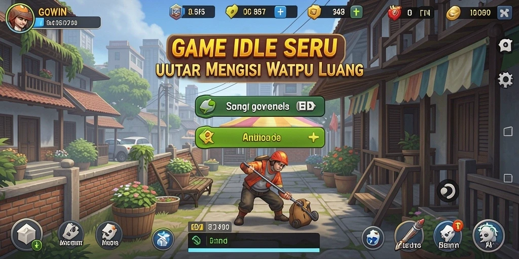 Tampilan utama gameplay GOWIN yang menarik dan seru.