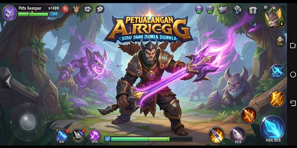 Tampilan luar biasa gameplay H89 dalam aksi ARPG.