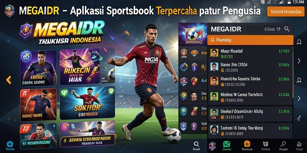 Tampilan utama gameplay MEGAIDR dengan opsi taruhan yang banyak.